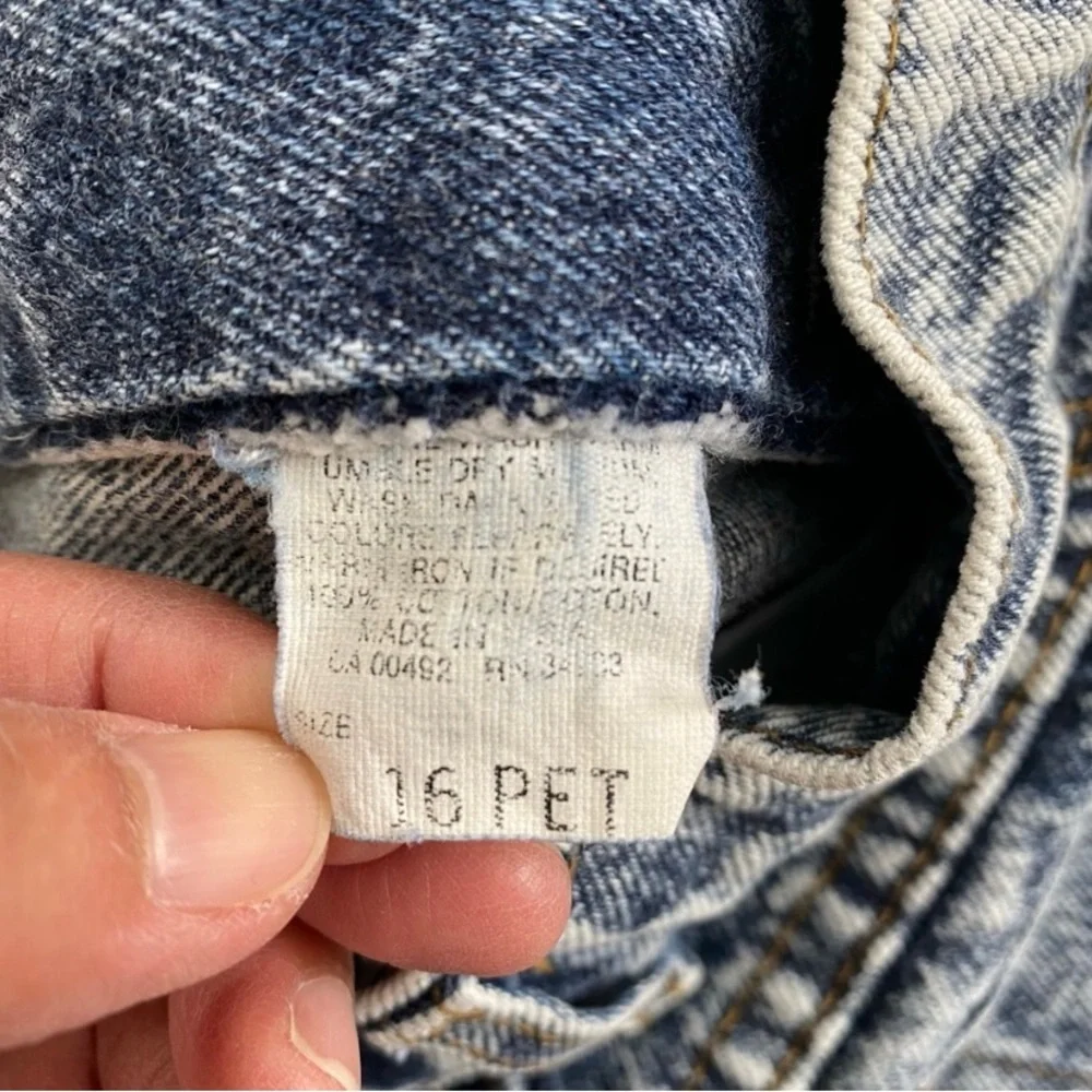 🚫SOLD🚫 Vintage Lee Acid Wash High Waist Mom Jeans Size 16 - Picture 5 of 14